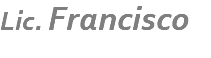 Lic. Francisco 